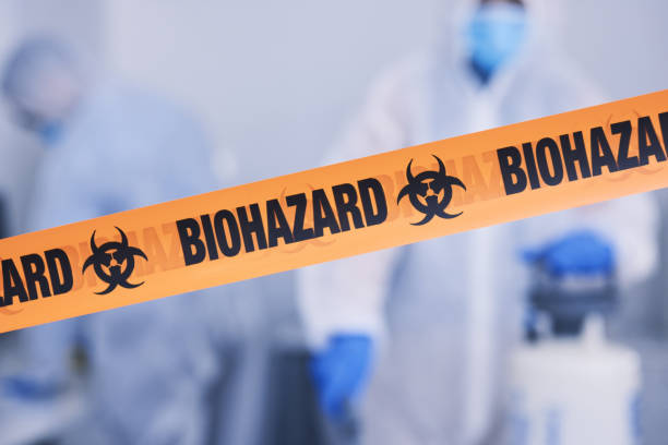 Professional Biohazard technician working in Lyons, MI